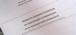 Dossier de demande d admission