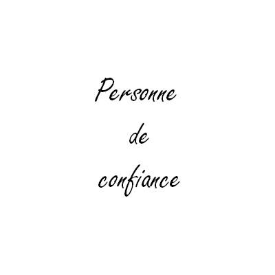 Personne de confiance