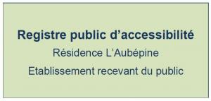 Registre d accessibilite aubepine